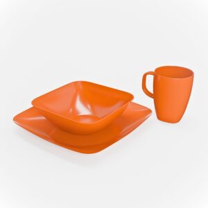 Vajilla cuadrada