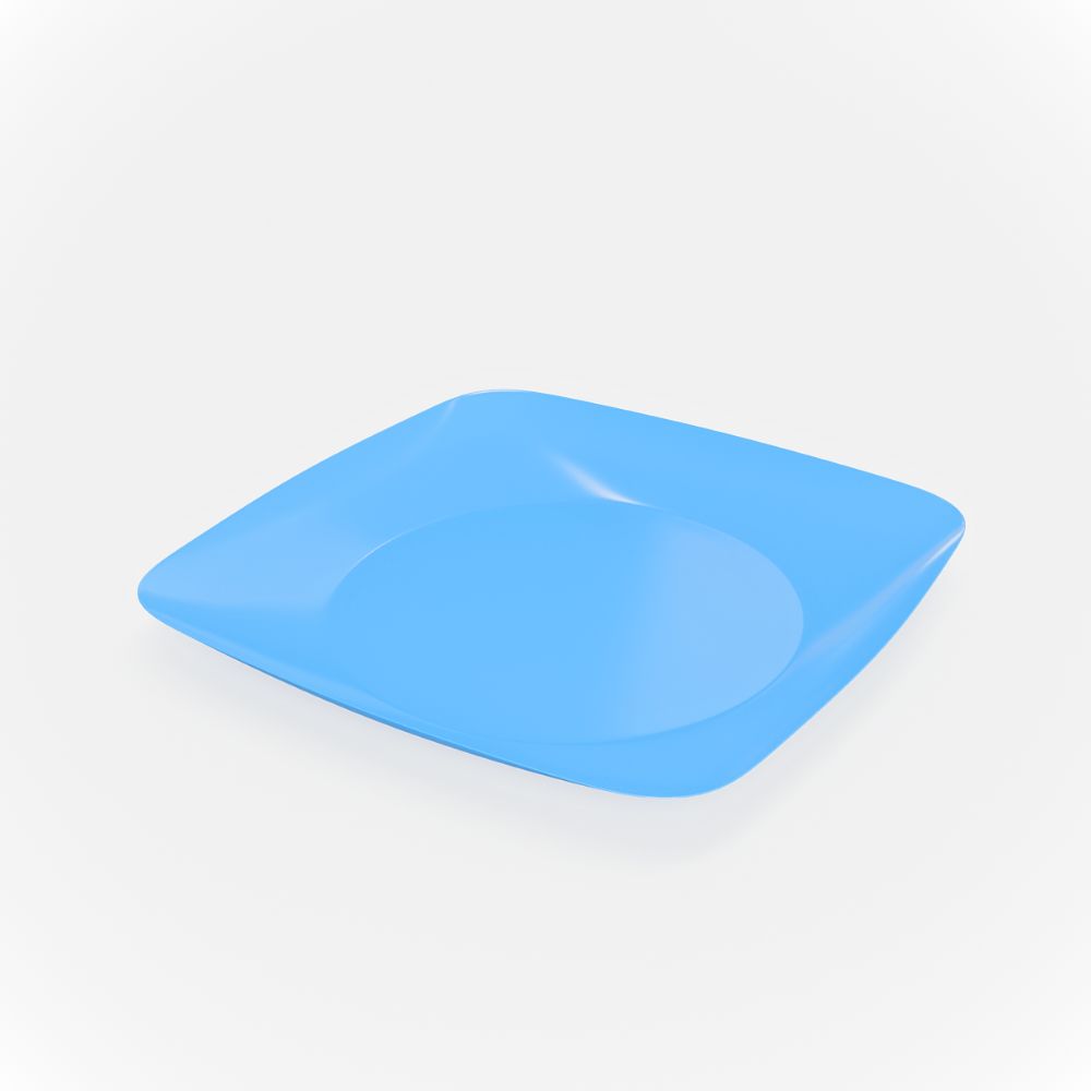 Plato Plano Cuadrado Girar - Imagen 4