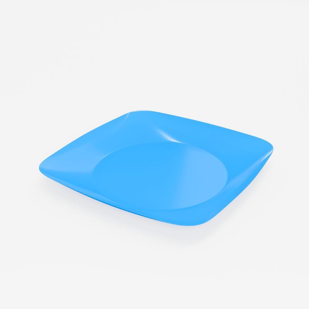 Plato Plano Cuadrado Girar - Imagen 5